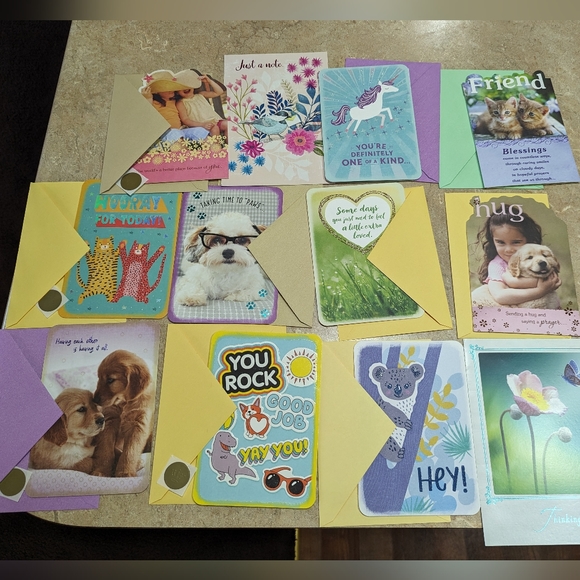 Greeting cards, envelopes lot - Picture 3 of 15